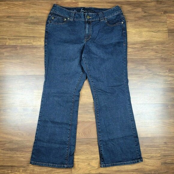 Lane Bryant Tall Genius Fit Slim Boot Cut Jeans 18 - Picture 1 of 7
